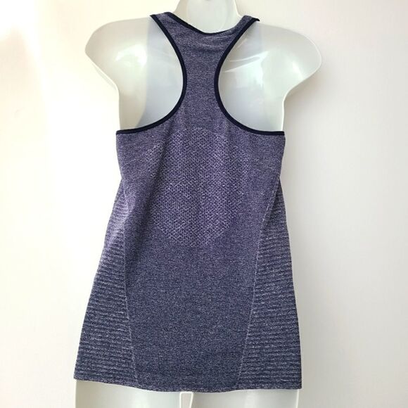 New Balance for J Crew Seamless Tank Blue Stripe M - Picture 3 of 5